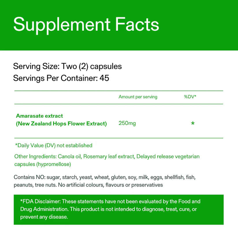 Calocurb Supplement Facts