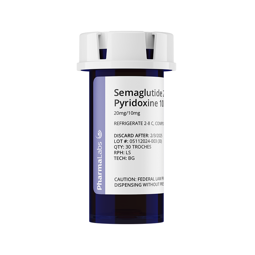 Semaglutide 20mg / Pyridoxine 10mg Troche