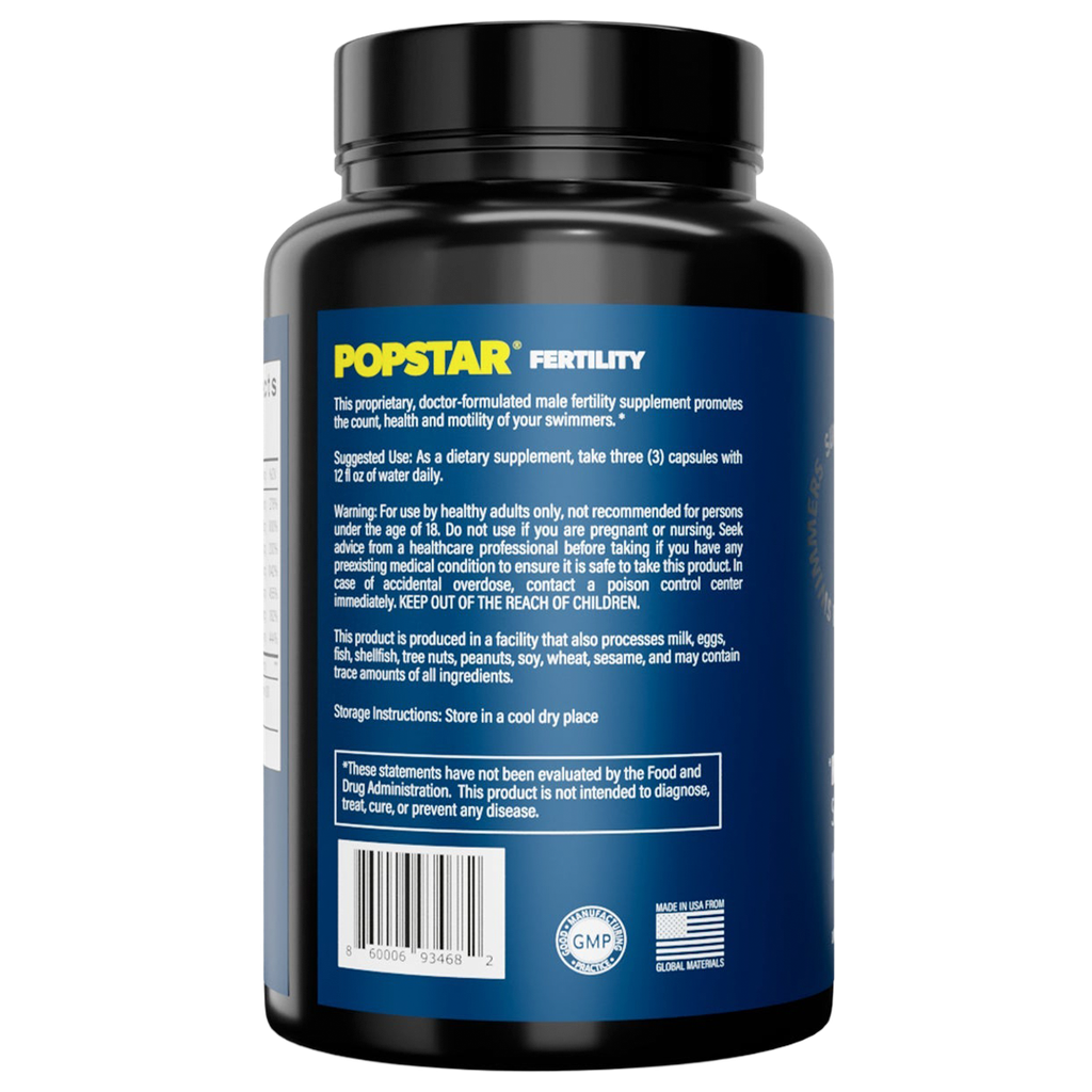 Popstar Fertility - Bottle Back