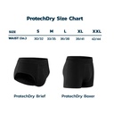 ProtechDry Men's Boxer - sizing