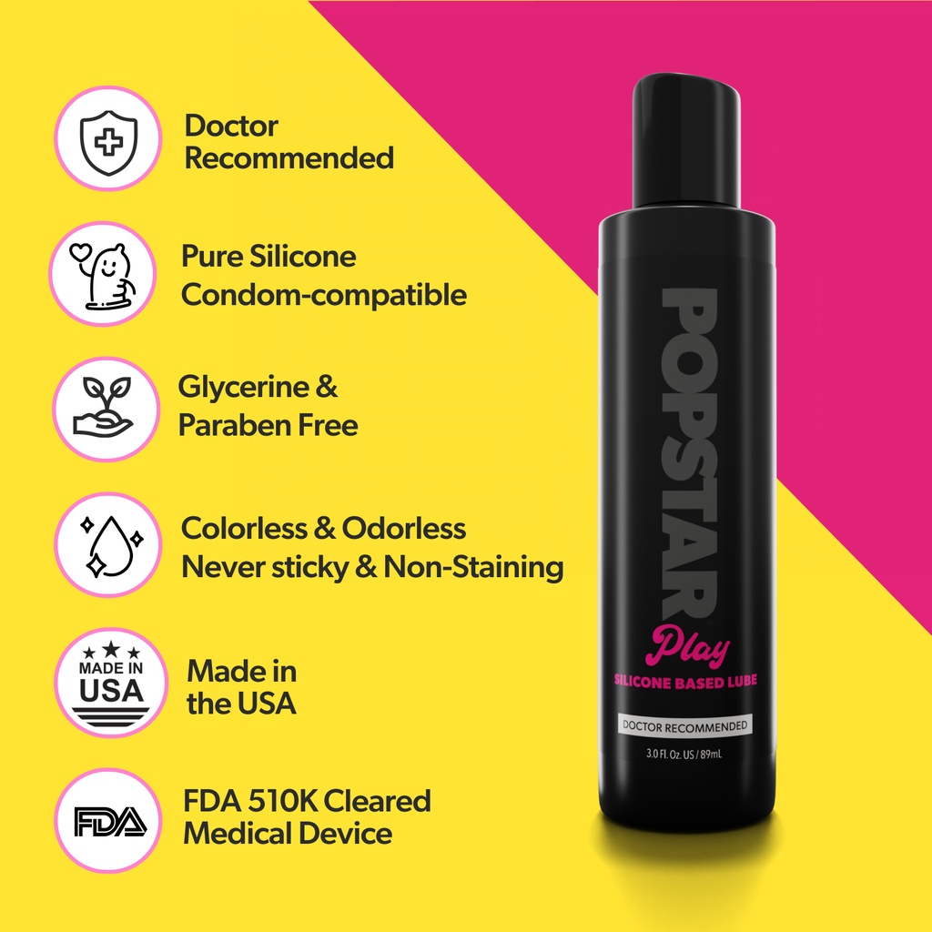 Popstar Play Silicone-Based Lube Benefits