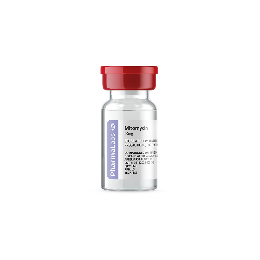 MITOMYCIN IN PROPYLENE GLYCOL-5MG/ML (40MG/VIAL) 8mL BLADDER IRRIGATION