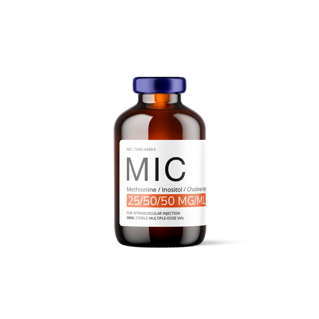 MIC - Methionine / Inositol / Choline 25mg/50mg/50mg/ml - 30ml Vial MDV IM