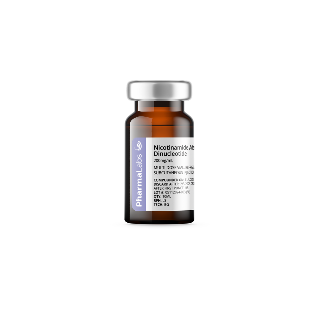 NICOTINAMIDE ADENINE DINUCLEOTIDE (NAD+) 200mg/mL - 10mL (SQ/IM/IV) Injection