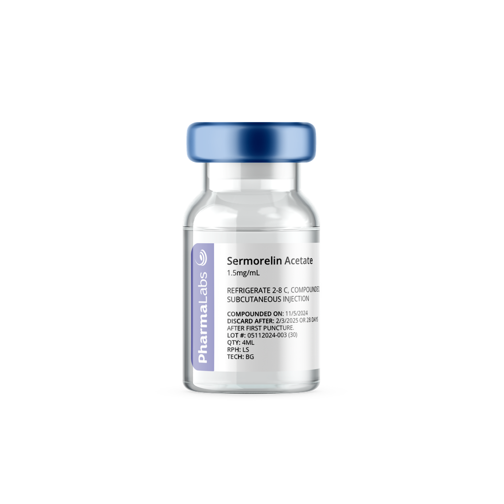 Sermorelin Injection 1.5mg/mL - 4mL SUBCUTANEOUS INJECTION SD