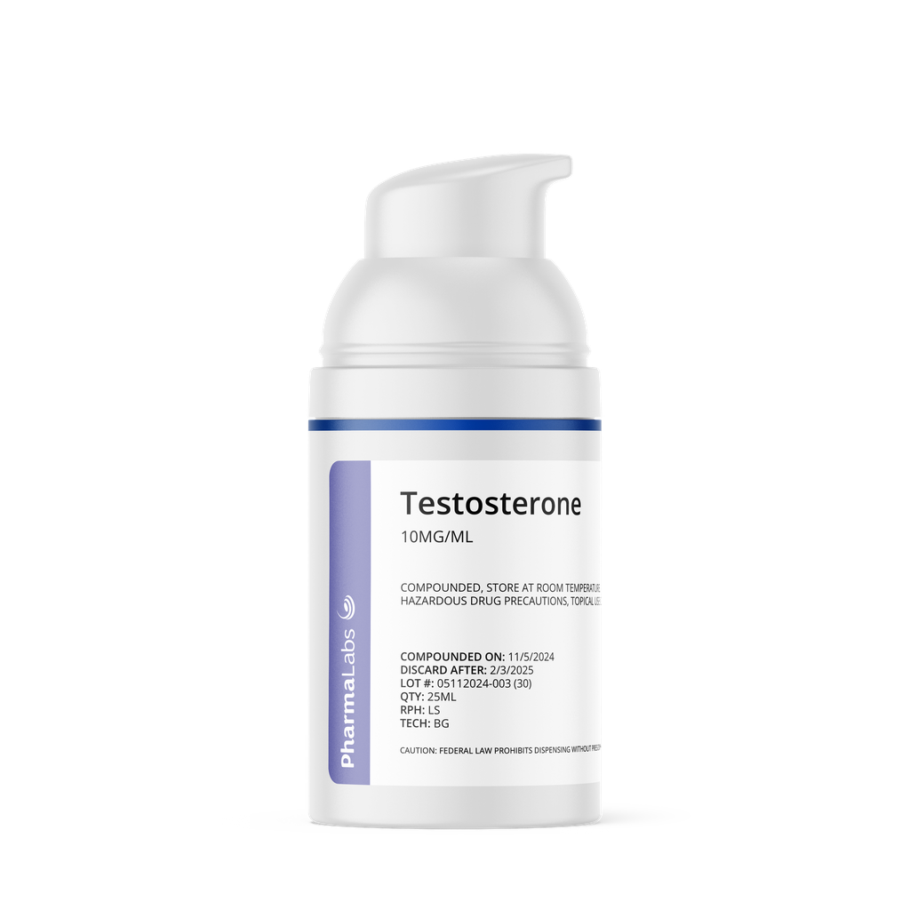 Testosterone 10mg/mL (1%) Topical Cream